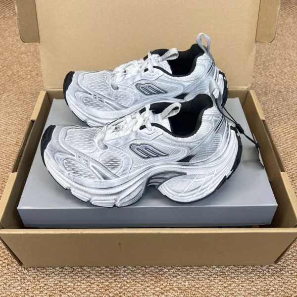 Balenciaga 10XL White Black Chunky Sneakers