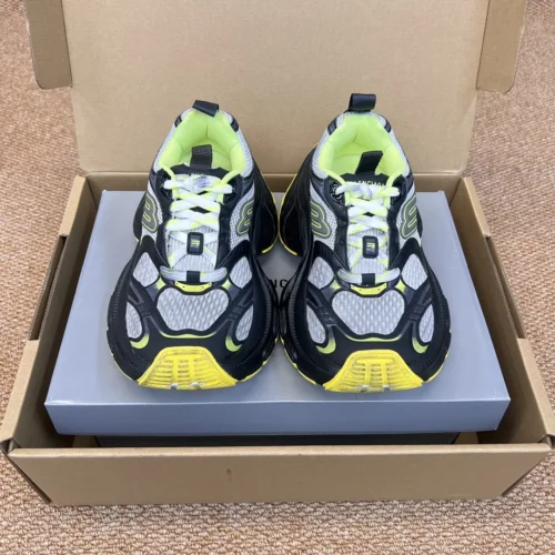 Balenciaga 10XL Black Yellow Chunky Sneakers