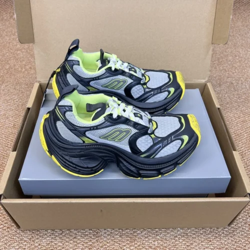 Balenciaga 10XL Black Yellow Chunky Sneakers