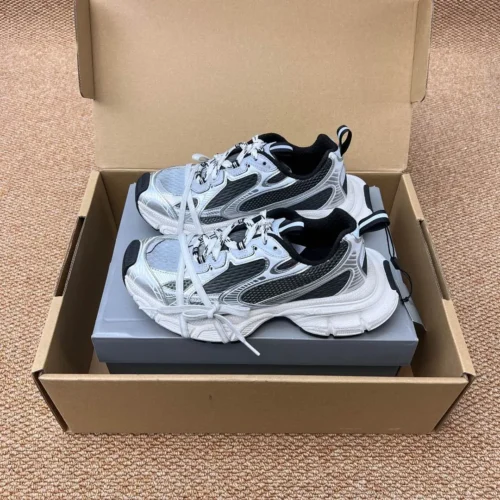 Balenciaga 3XL Black Silver Chunky Sneakers