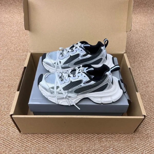 Balenciaga 3XL Black Silver Chunky Sneakers