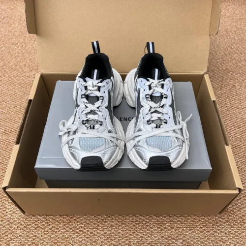 Balenciaga 3XL Black Silver Chunky Sneakers