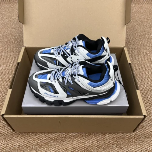 Balenciaga Track 3.0 Leather Chunky Sneakers Style 0066