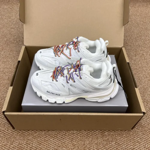 Balenciaga Track 3.0 Leather Chunky Sneakers Style 0068