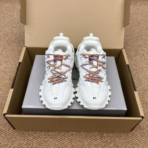 Balenciaga Track 3.0 Leather Chunky Sneakers Style 0068