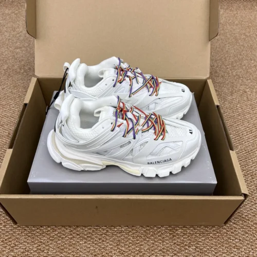 Balenciaga Track 3.0 Leather Chunky Sneakers Style 0068