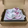 Balenciaga Circuit White Pink Mesh Running Sneakers