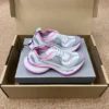 Balenciaga Circuit White Pink Mesh Running Sneakers