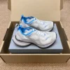 Balenciaga Circuit Gray Blue Mesh Running Sneakers