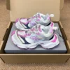 Balenciaga 5XL Cargo Black Pink Chunky Sneakers