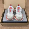 Balenciaga 5XL Cargo White Red Chunky Sneakers