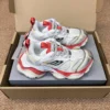 Balenciaga 5XL Cargo White Red Chunky Sneakers