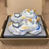 Balenciaga 5XL Cargo White Blue Chunky Sneakers Style 0089