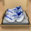 Balenciaga 10XL White Blue Chunky Sneakers