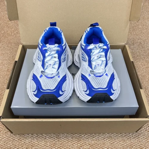 Balenciaga 10XL White Blue Chunky Sneakers