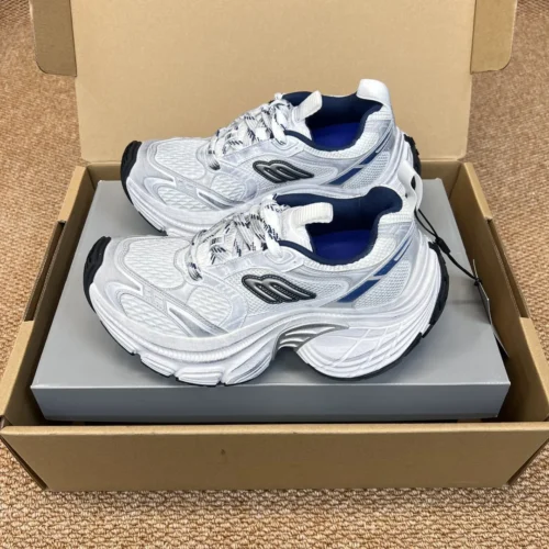 Balenciaga 10XL White Black Chunky Sneakers Style 0098