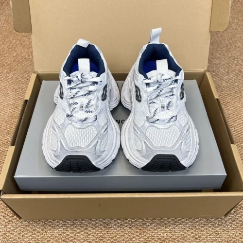 Balenciaga 10XL White Black Chunky Sneakers Style 0098