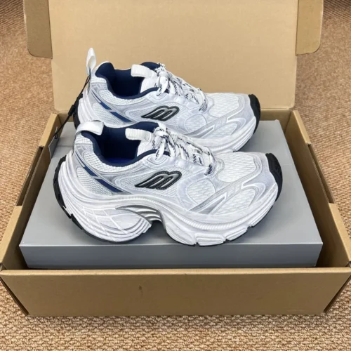 Balenciaga 10XL White Black Chunky Sneakers Style 0098