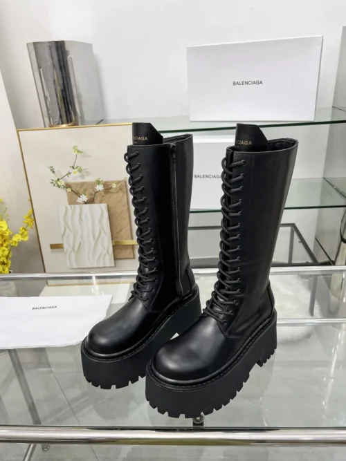 Balenciaga Leather Boots Style 0109