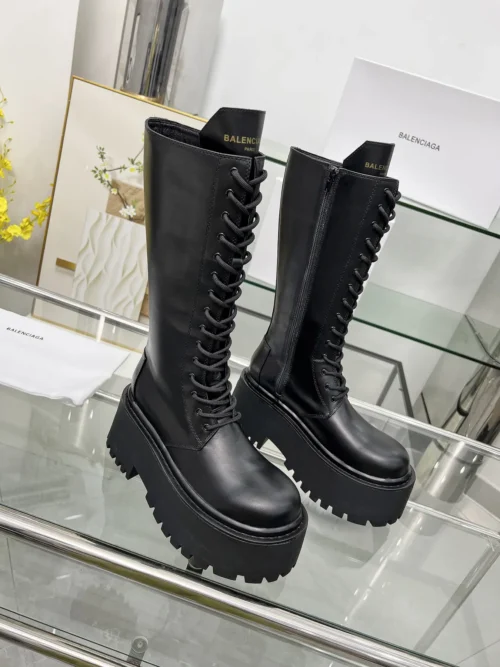 Balenciaga Leather Boots Style 0109