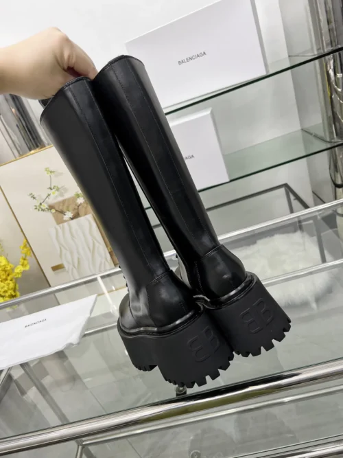Balenciaga Leather Boots Style 0109