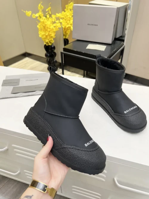 Balenciaga Lambskin Snow Boots