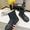 Balenciaga Lambskin Snow Boots