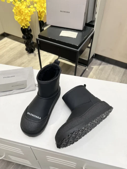 Balenciaga Lambskin Snow Boots
