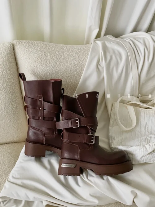 Balenciaga Brown Boots Style 0152