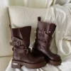 Balenciaga Brown Boots Style 0152