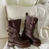 Balenciaga Brown Boots Style 0152