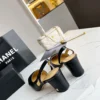 Chanel Lambskin Sandals