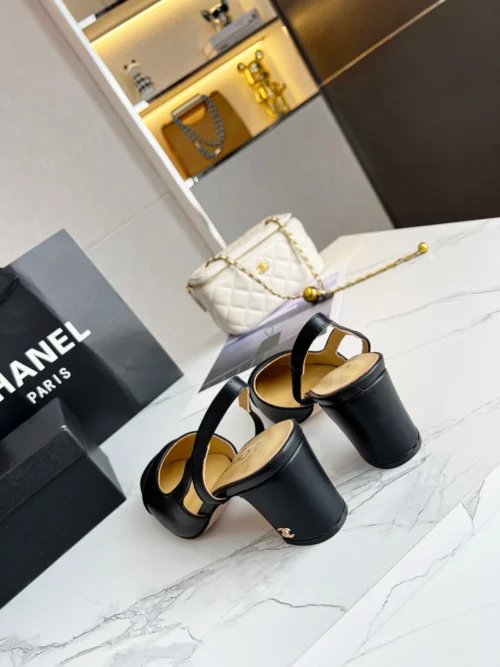 Chanel Lambskin Sandals