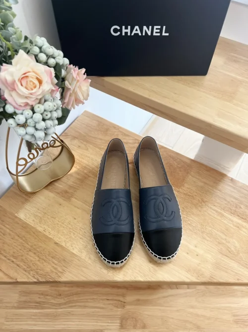 Chanel Lambskin Espadrilles Style 0010