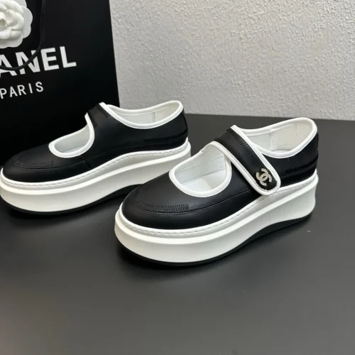 Chanel Leather Sneakers Style 0026