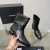 Chanel Lambskin Boots Style 0062