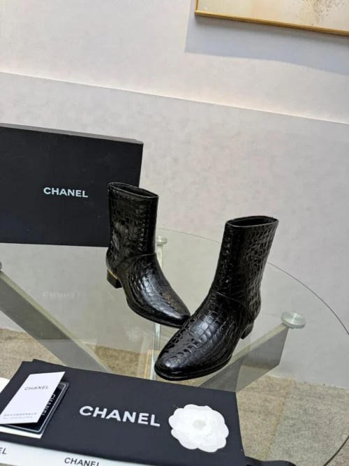 Chanel Lambskin Boots Style 0062