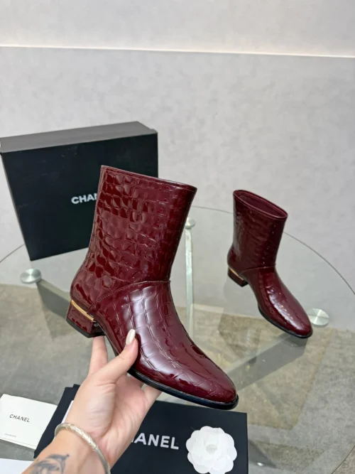 Chanel Lambskin Boots