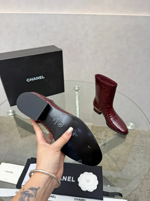 Chanel Lambskin Boots