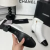 Chanel Black Lambskin Boots