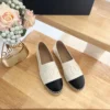 Chanel Lambskin Espadrilles Style 0106