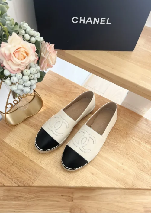 Chanel Lambskin Espadrilles Style 0106