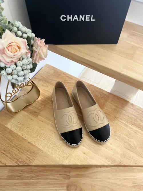 Chanel Lambskin Espadrilles Style 0107
