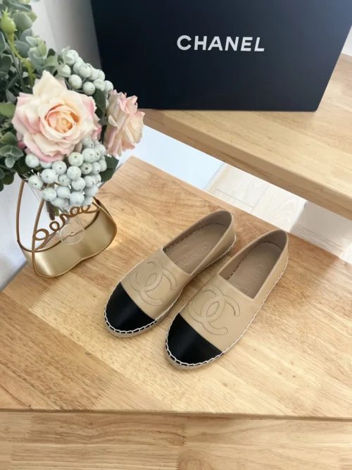 Chanel Lambskin Espadrilles Style 0107