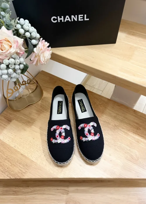 Chanel Canvas Espadrilles Style 0109