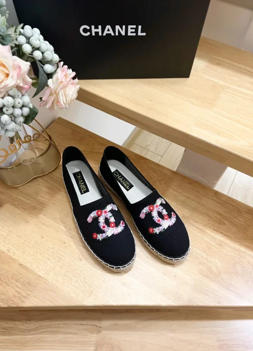 Chanel Canvas Espadrilles Style 0109