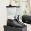 Chanel Leather Boots