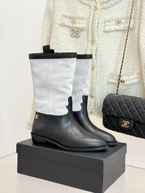 Chanel Leather Boots