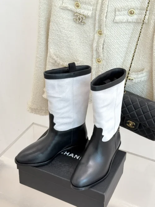 Chanel Leather Boots