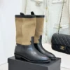 Chanel Leather Boots Style 0115